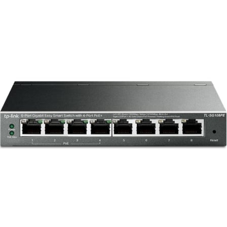 Switch TP-Link TL-SG108PE 8 Puertos/ RJ-45 10/100/1000/ PoE